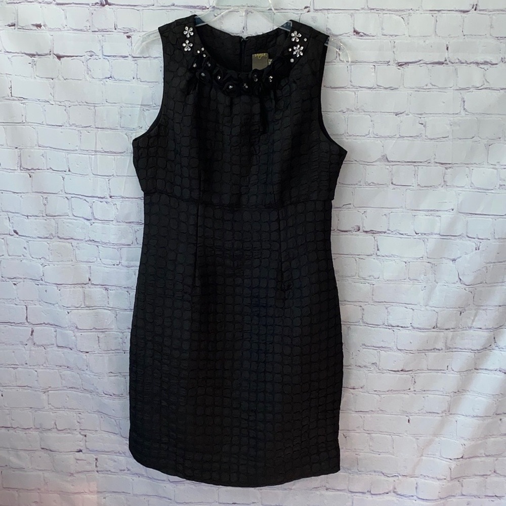 💕Taylor Black Dress With Stones Size 10